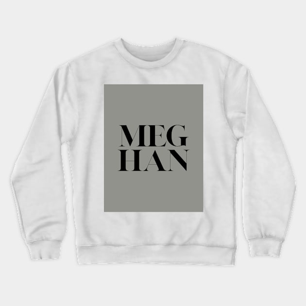 Meghan Markle Bold Print Crewneck Sweatshirt by S0CalStudios